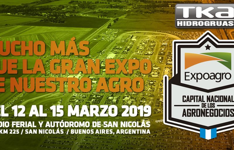 Hidrogrúas TKA en Expoagro 2019