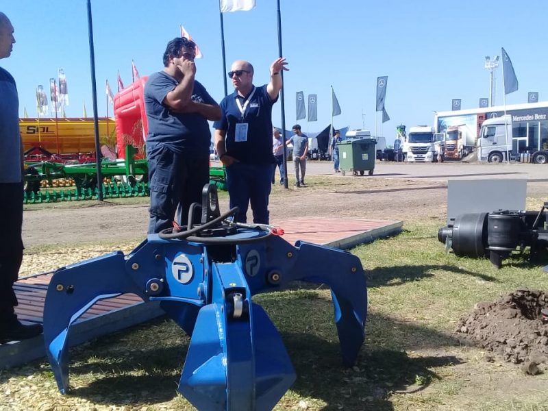 Hidrogruas TKA marca presencia en Expoagro 2019