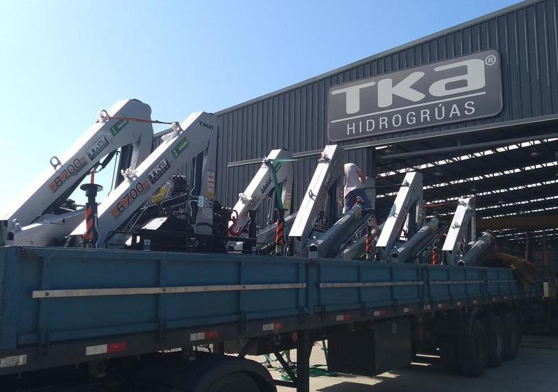 Nuevo arribo de Hidrogruas TKA a Básculas Magris